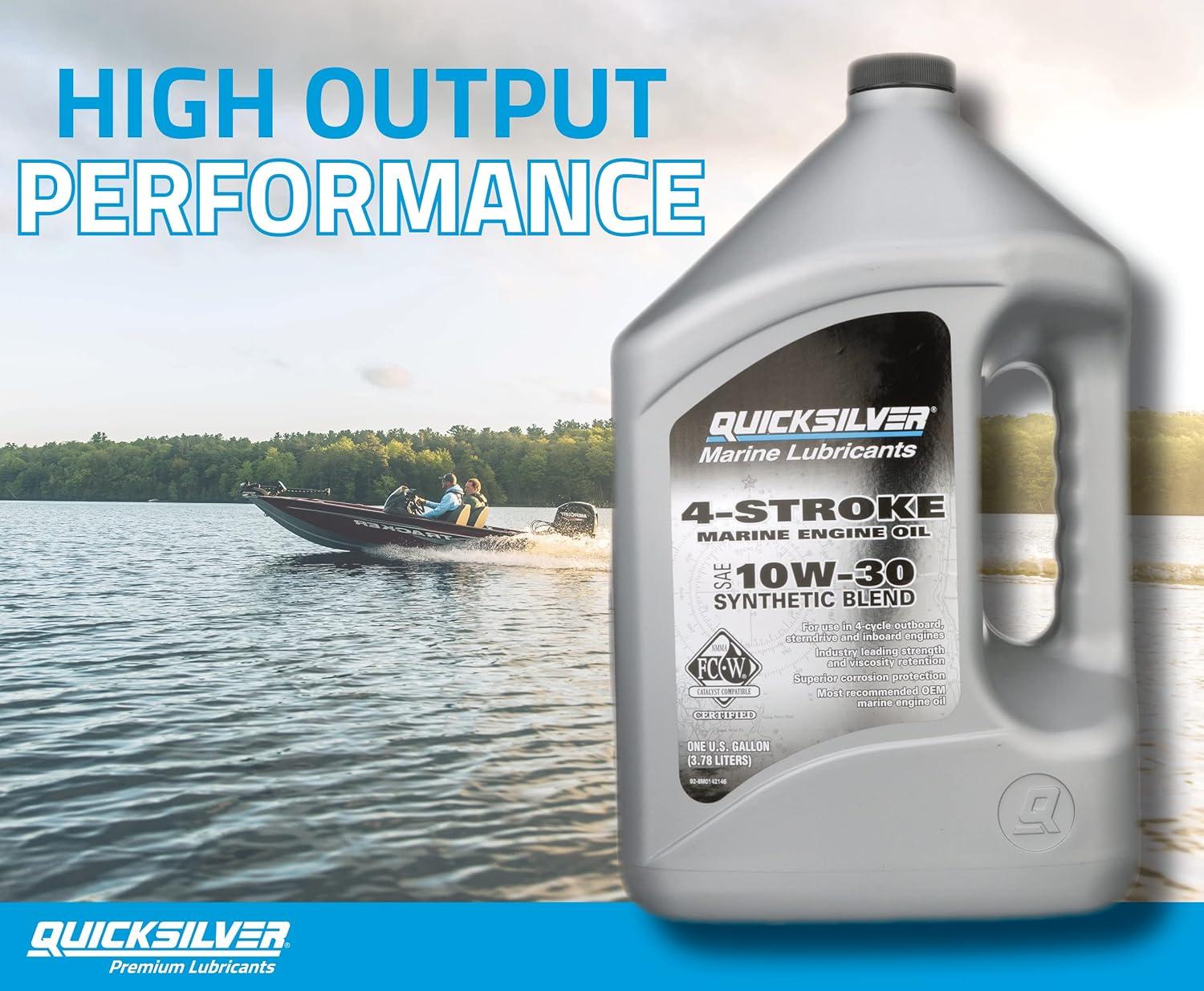 imageQuicksilver 10W30 Marine Engine OilSynthetic blend