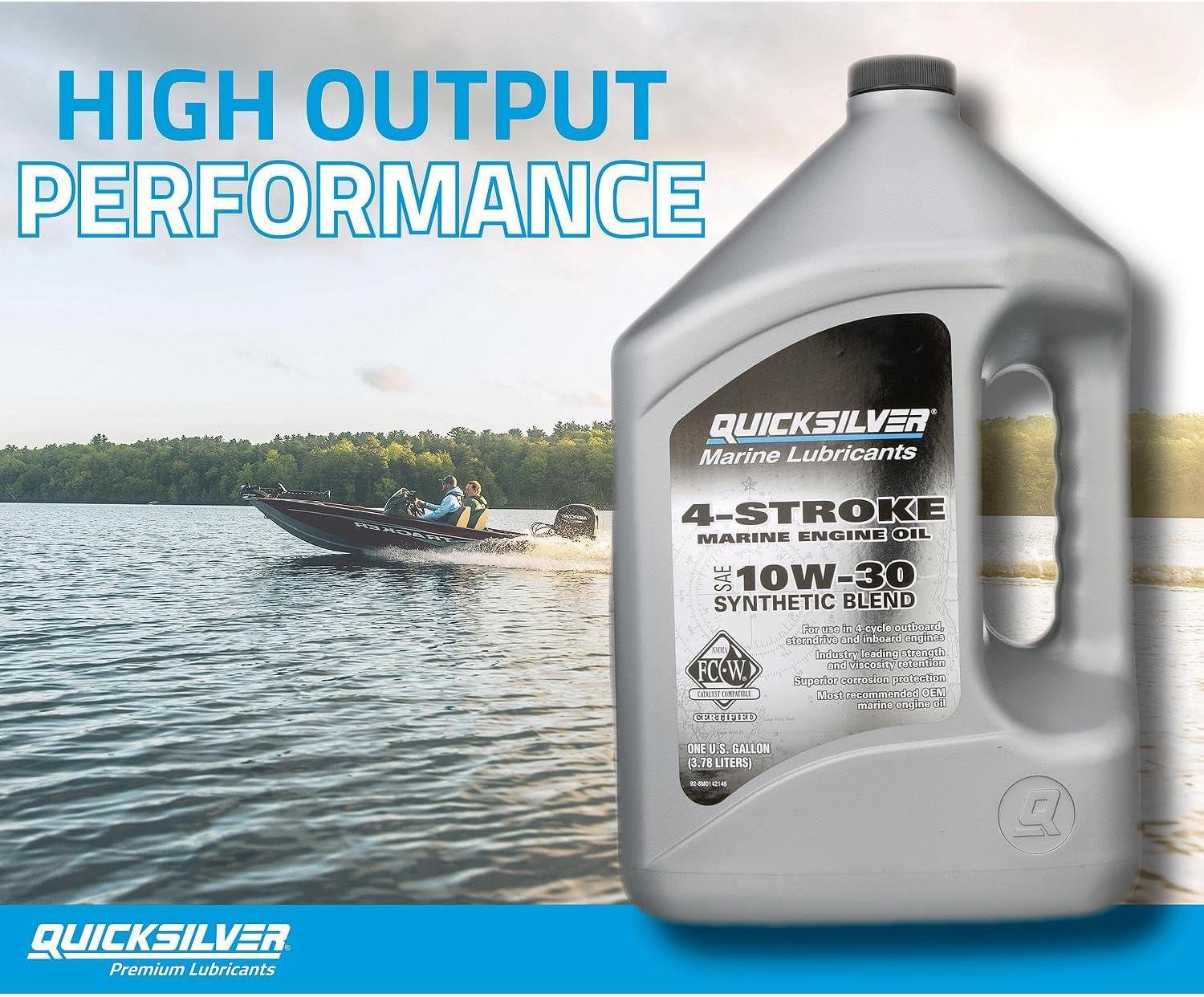 imageQuicksilver 10W30 Marine Engine OilSynthetic blend