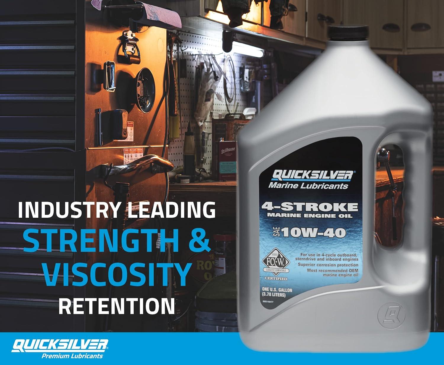 imageQuicksilver 10W40 Marine Engine Oil1Gallon
