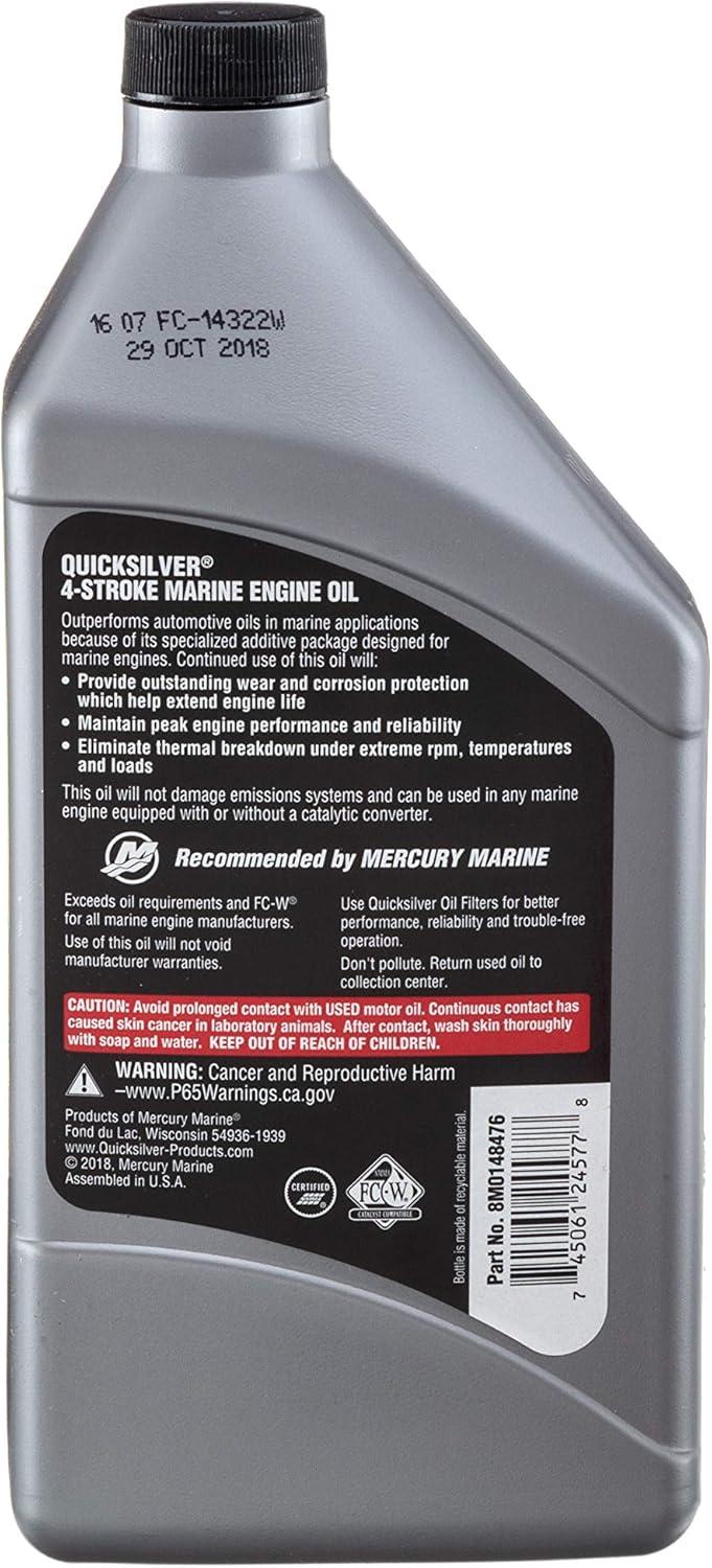 imageQuicksilver 10W40 Marine Engine Oil1Quart