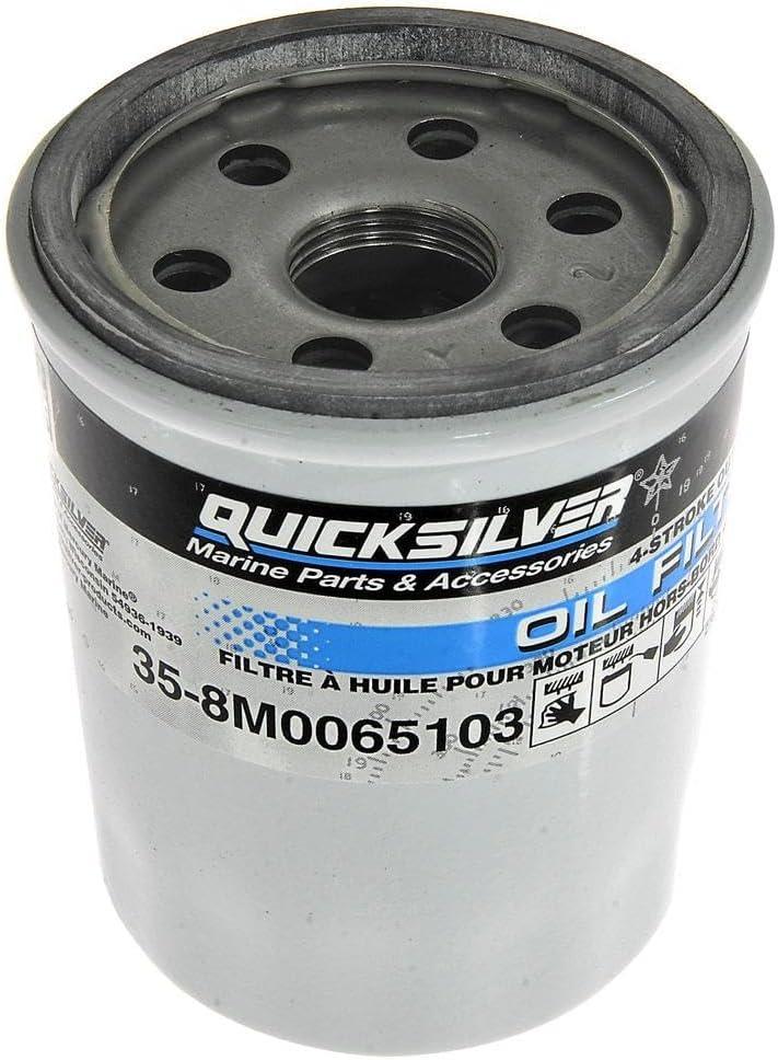 imageQuicksilver 25W40 Oil Change Kit for 4Stroke 40hp 50hp and 60hp Mercury Outboards