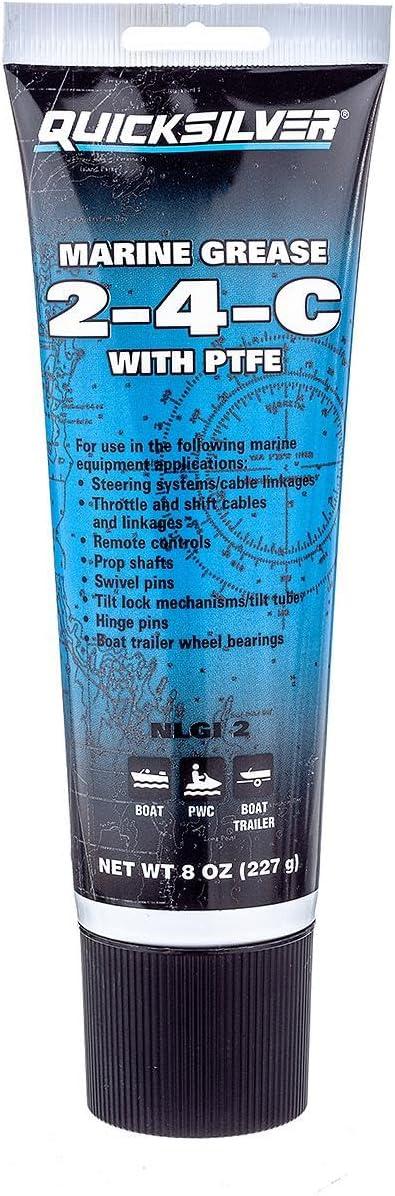 imageQuicksilver 802859Q1 24C Marine Grease with Teflon MultiPurpose Marine Lubricant  8 oz TubeUnspecified