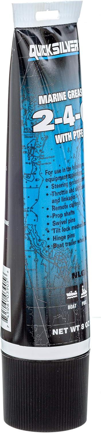 imageQuicksilver 802859Q1 24C Marine Grease with Teflon MultiPurpose Marine Lubricant  8 oz TubeUnspecified Pack of 12