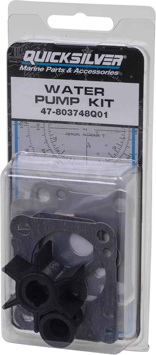 imageQuicksilver 803748Q01 Water Pump Impeller Repair Kit for Mercury and Mariner 899hp 4Stroke Outboards