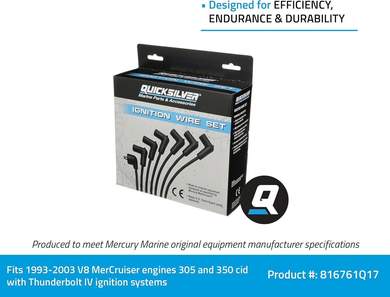 imageQuicksilver 816761Q17 Spark Plug Wire Kit