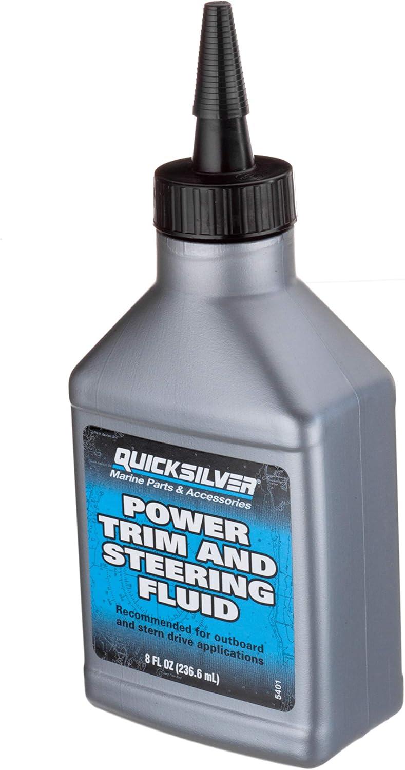 imageQuicksilver 858074Q01 Power Trim and Steering Fluid  8 Oz Bottle