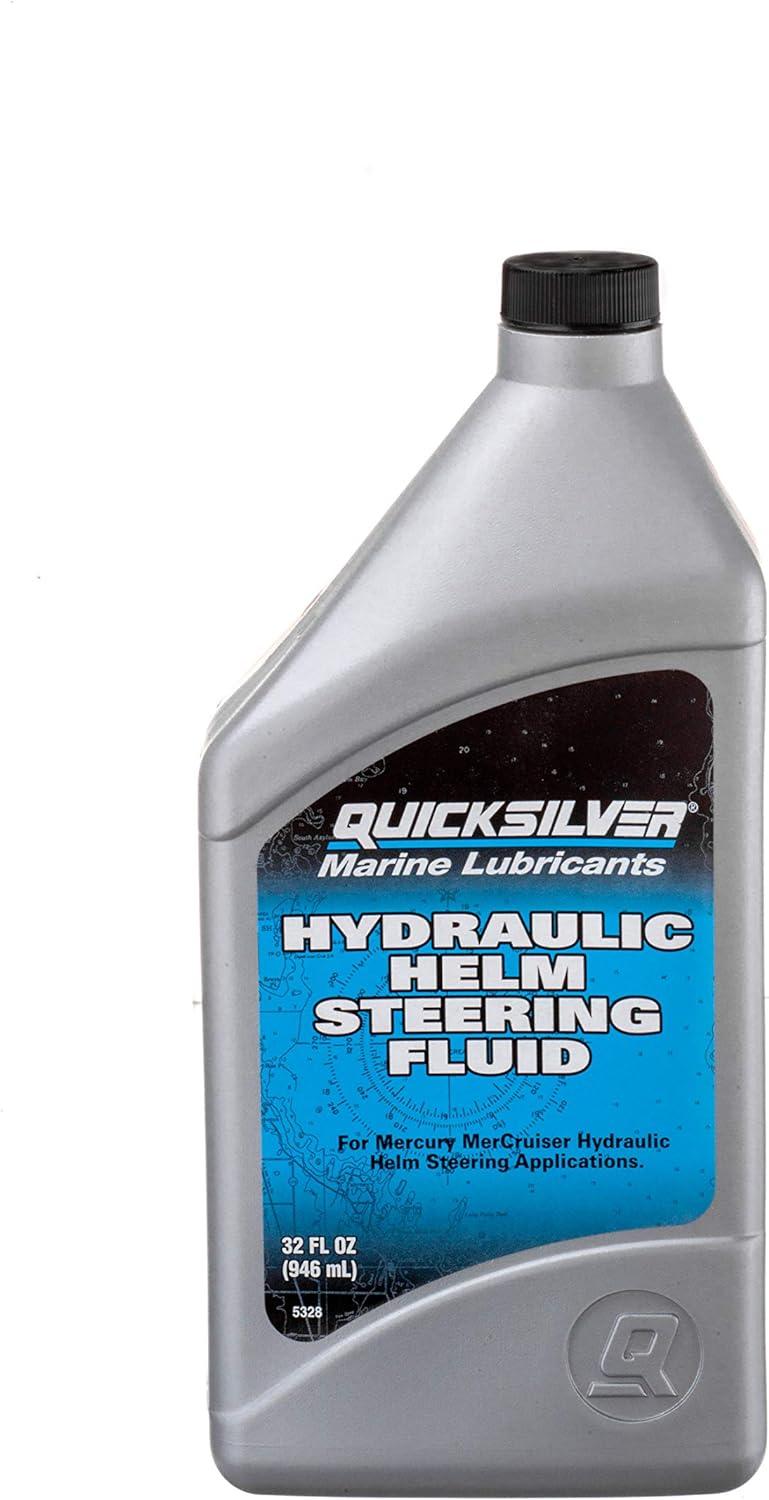 imageQuicksilver 858078Q01 Hydraulic Helm Steering Fluid  32 Oz Bottle