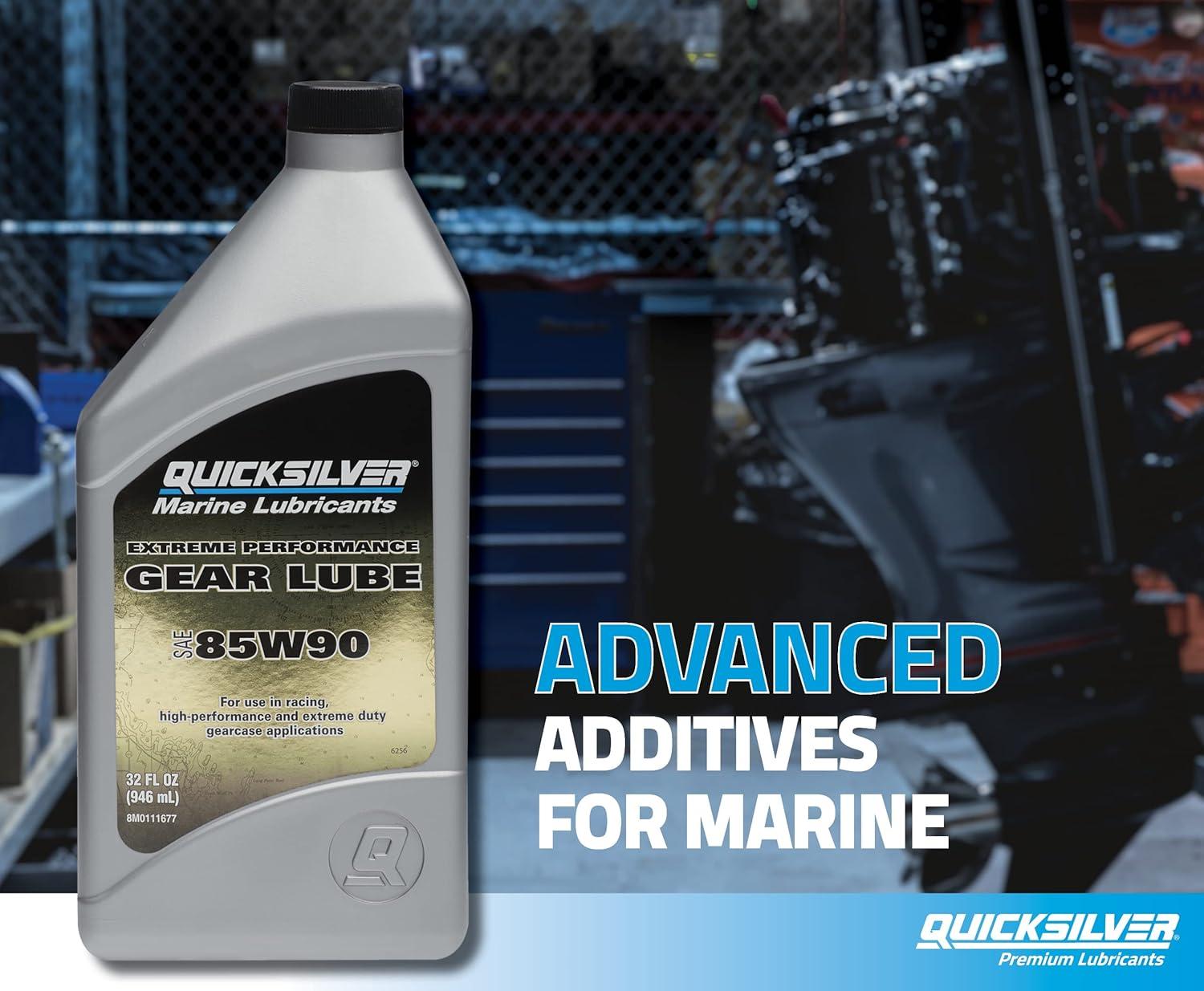 imageQuicksilver 85W90 Extreme Performance Gear Lube1Quart