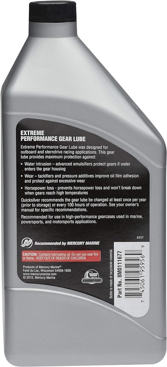 imageQuicksilver 85W90 Extreme Performance Gear Lube1Quart