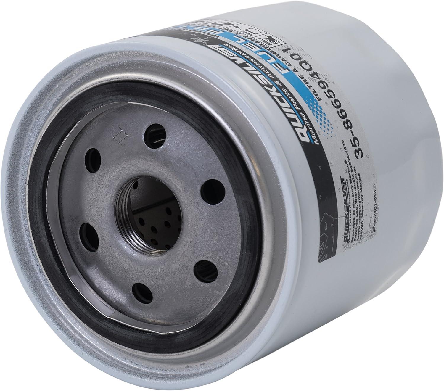 imageQuicksilver 866594Q01 Water Separating Fuel Filter for Select MerCruiser Vazer and 30L MPI EC Engines