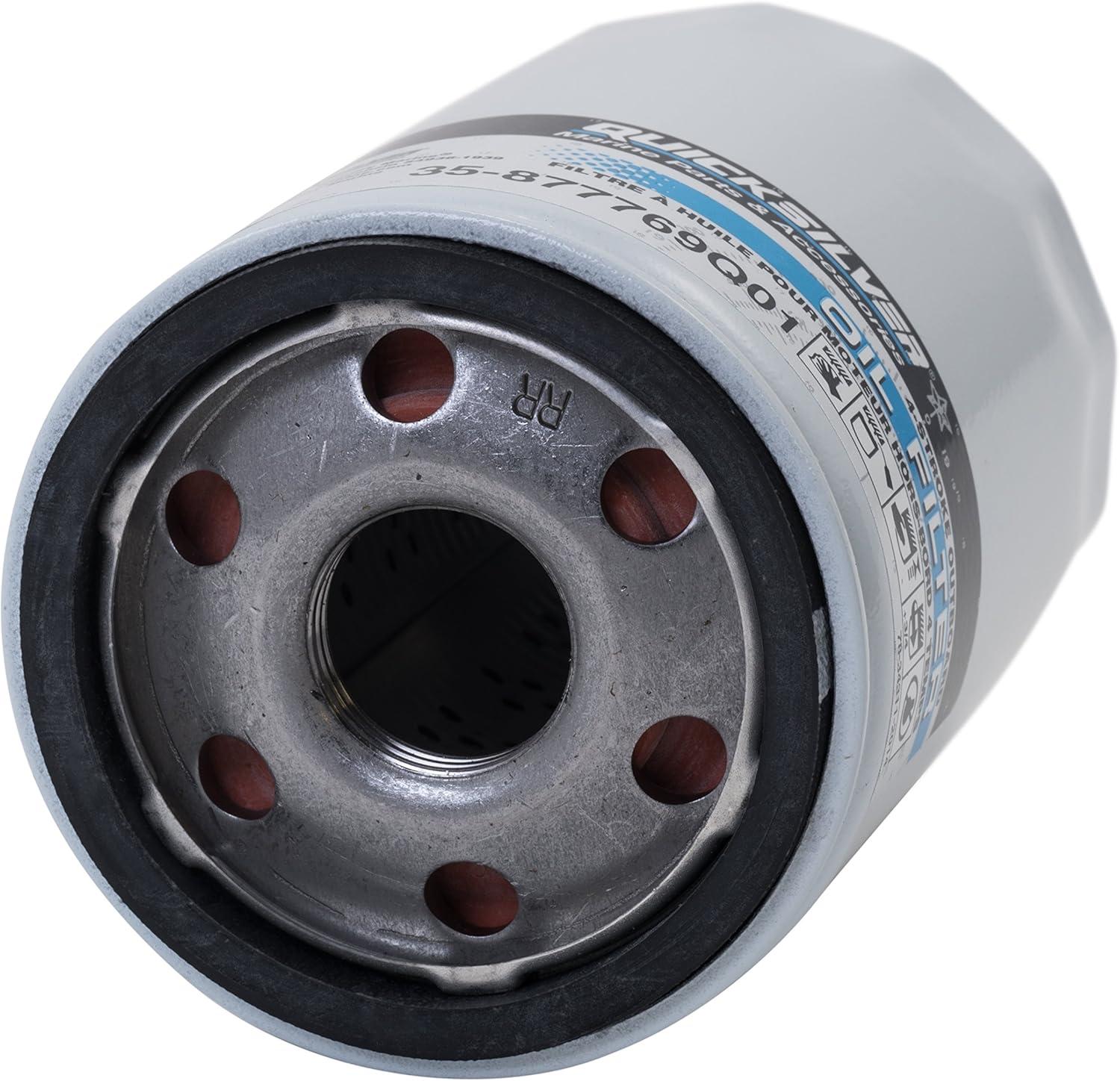 imageQuicksilver 877769Q01 Oil Filter for Mercury Verado 6Cylinder Outboards