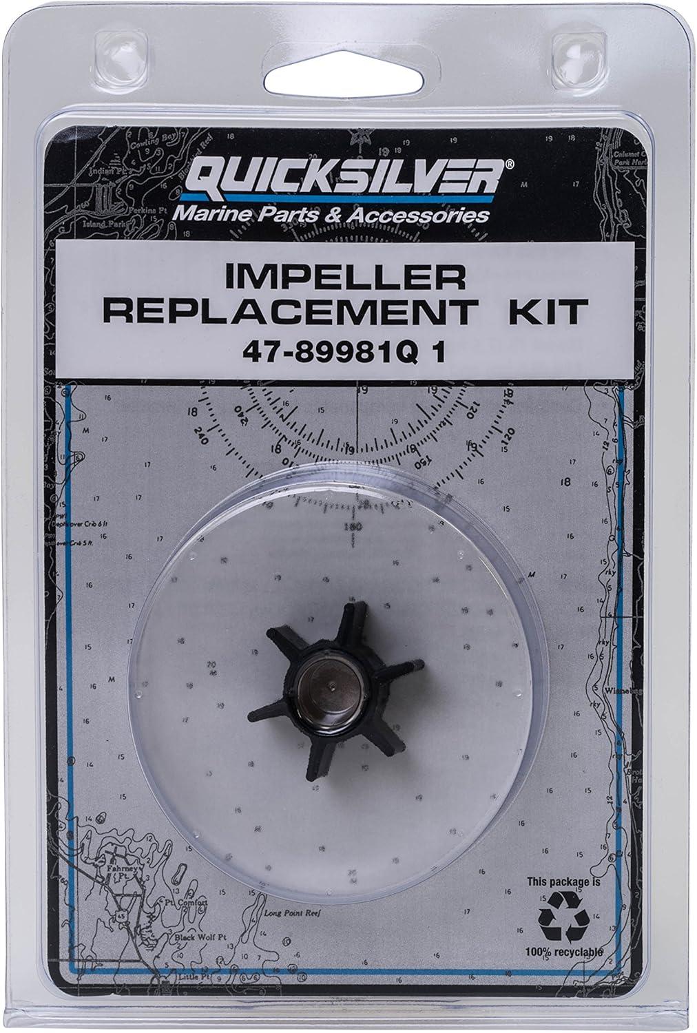 imageQuicksilver 89981Q1 Water Pump Repair Kit for Select Mercury and Mariner 899 Hp 4Stroke Outboards with Standard Gearcase