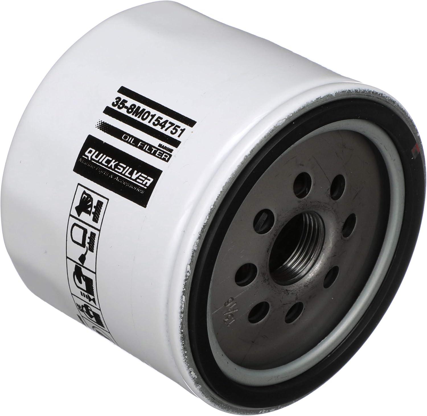 imageQuicksilver 8M0154751 Oil Filter for Various Marine EnginesUnspecified