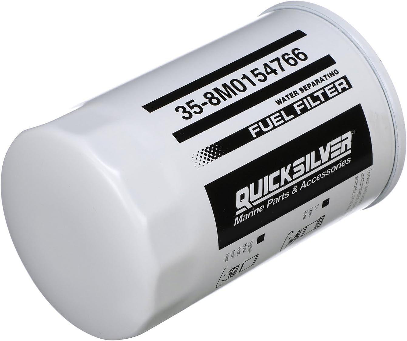 imageQuicksilver 8M0154766 Water Separating Fuel Filter for Select Yamaha 2Stroke ampamp 4Stroke Outboards