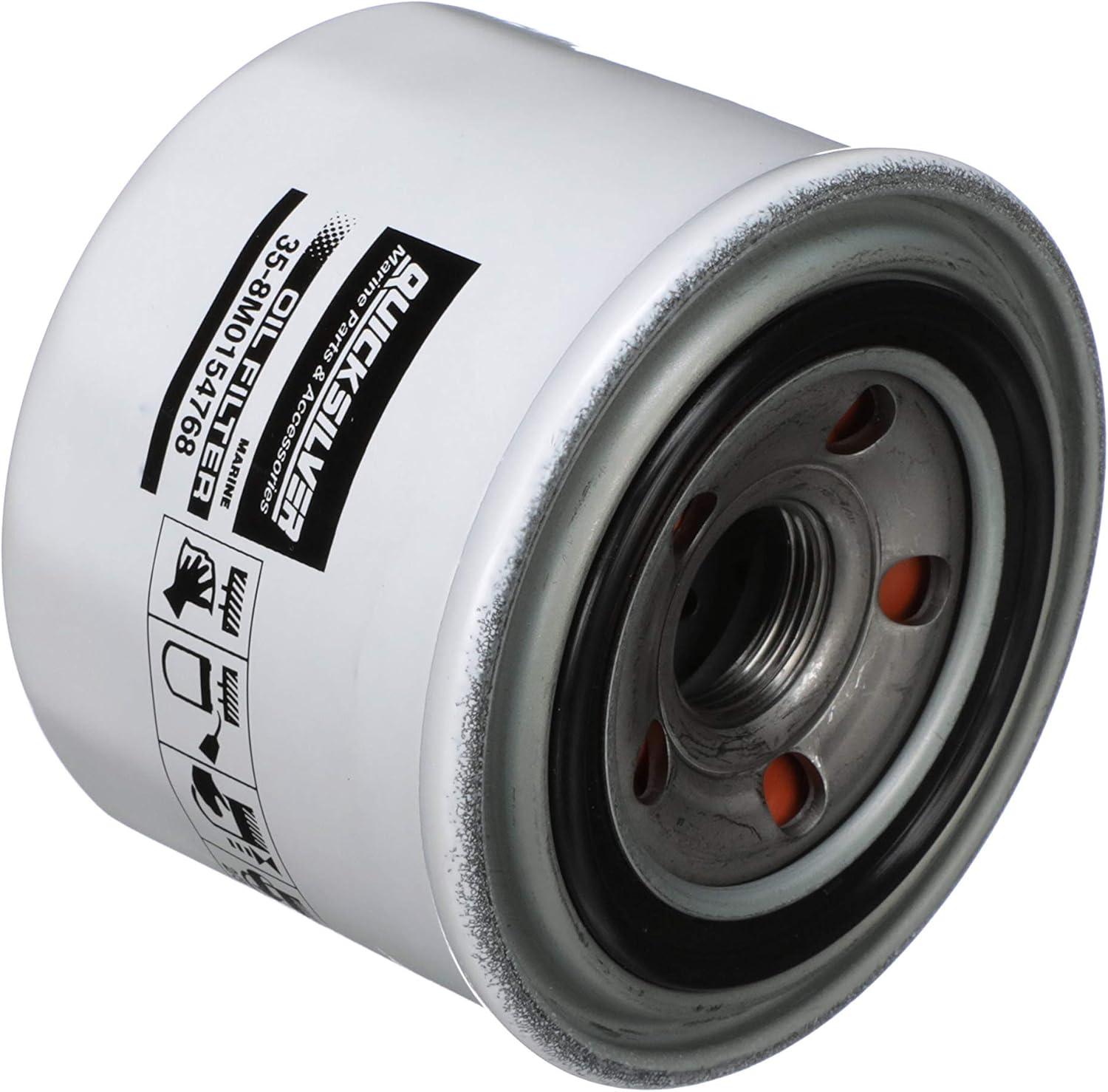 imageQuicksilver 8M0154768 20 Micron Oil Filter for Various Marine Engines