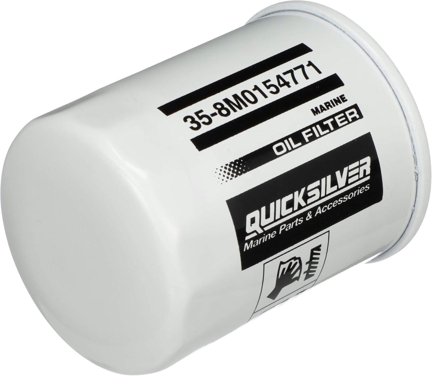 imageQuicksilver 8M0154771 20 Micron Oil Filter for Various Marine Engines