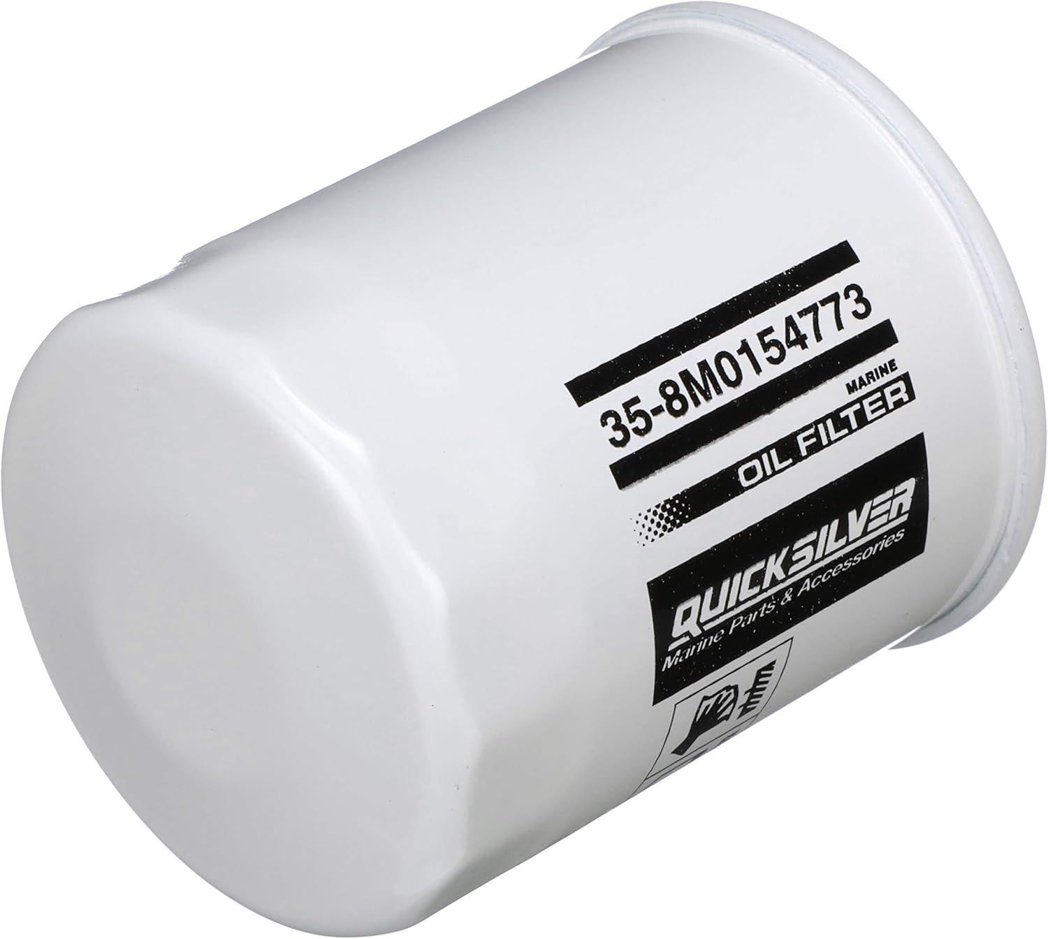 imageQuicksilver 8M0154773 20 Micron Oil Filter for Various Marine Engines