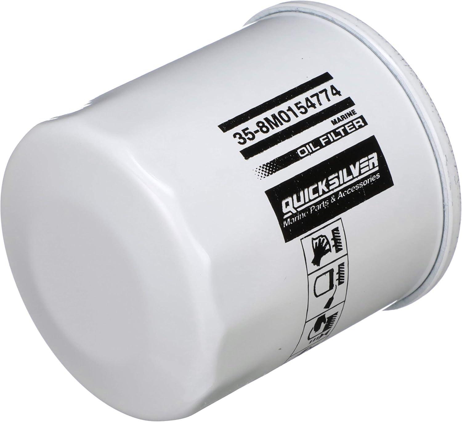 imageQuicksilver 8M0154774 20 Micron Oil Filter for Various Marine EnginesUnspecified