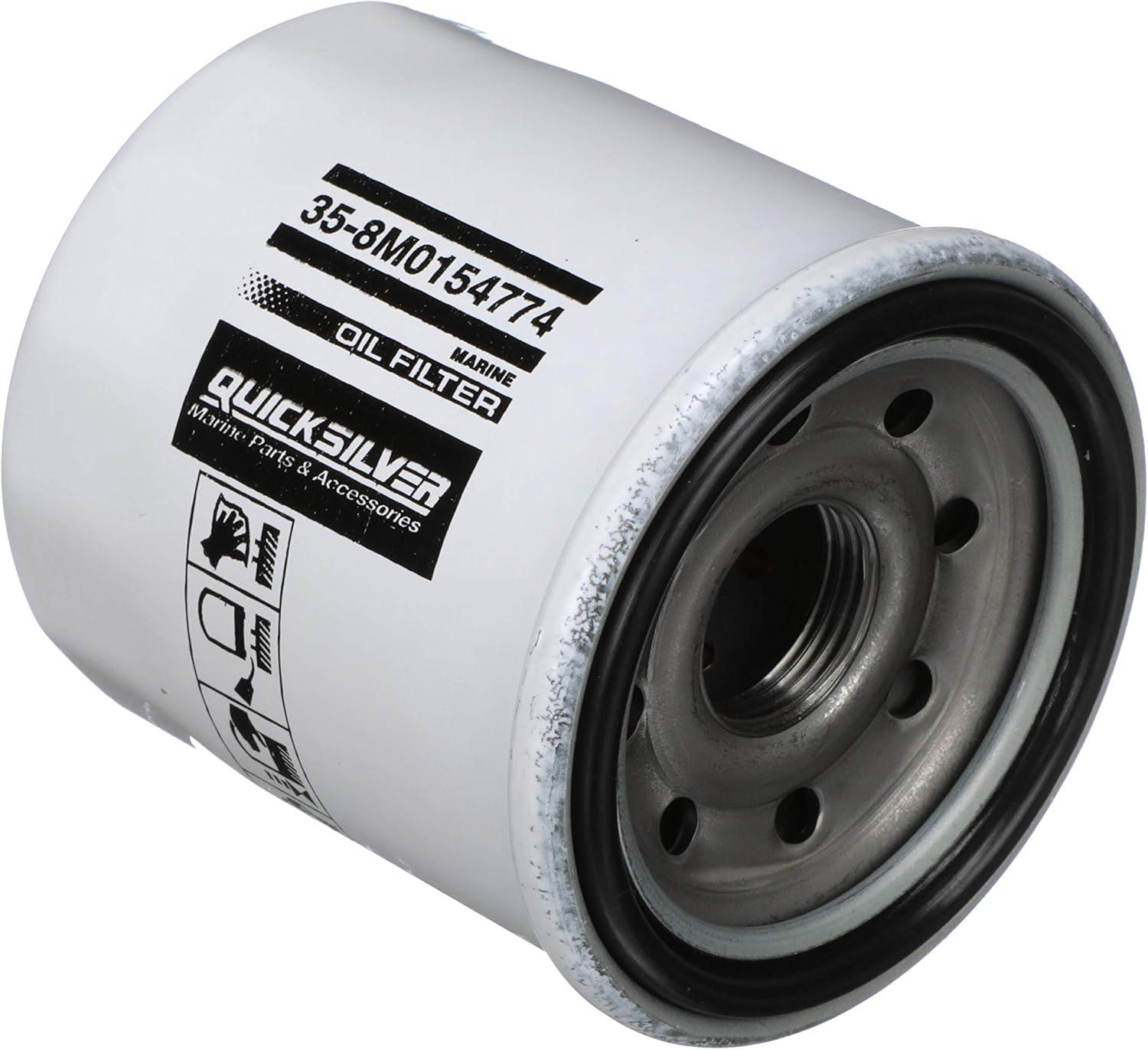imageQuicksilver 8M0154774 20 Micron Oil Filter for Various Marine EnginesUnspecified