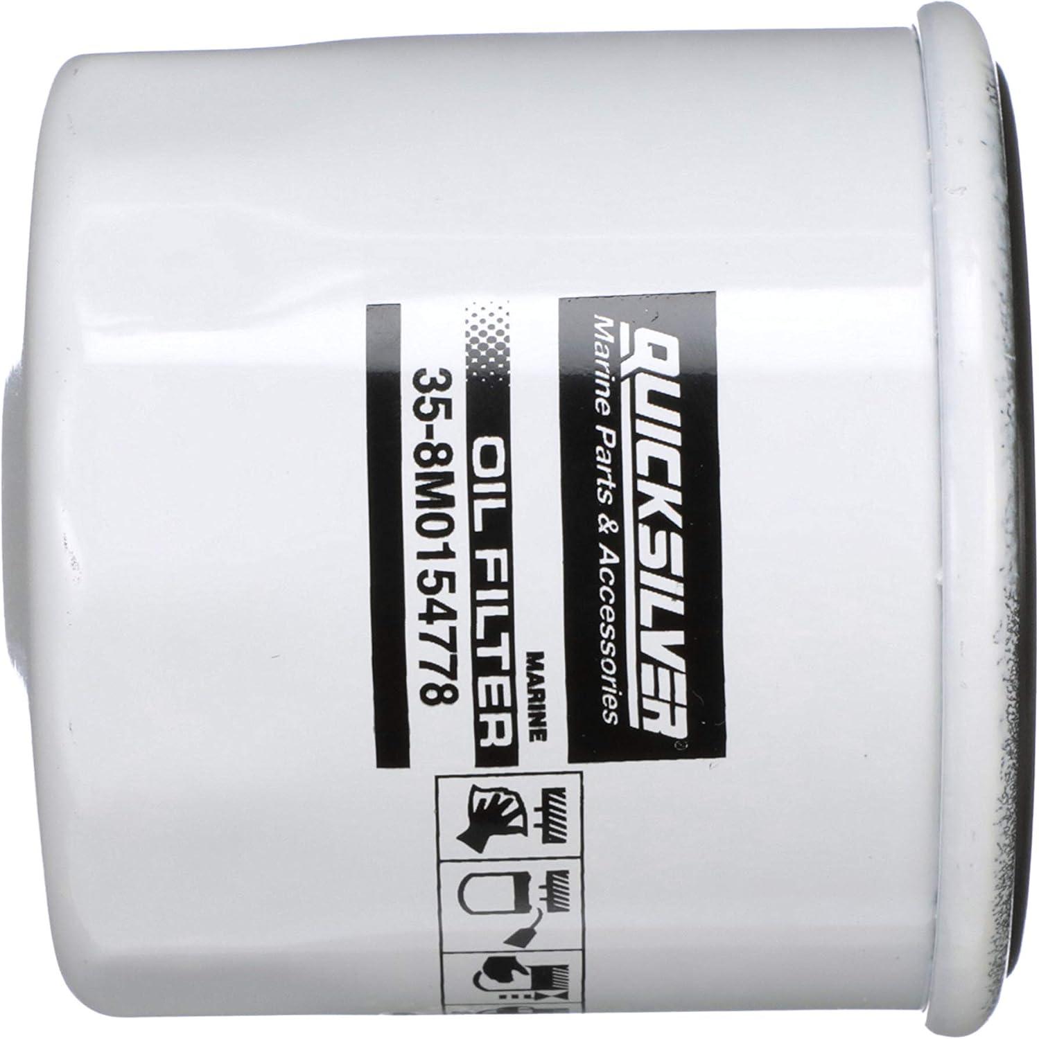 imageQuicksilver 8M0154778 20 Micron Oil Filter for Various Marine EnginesUnspecified