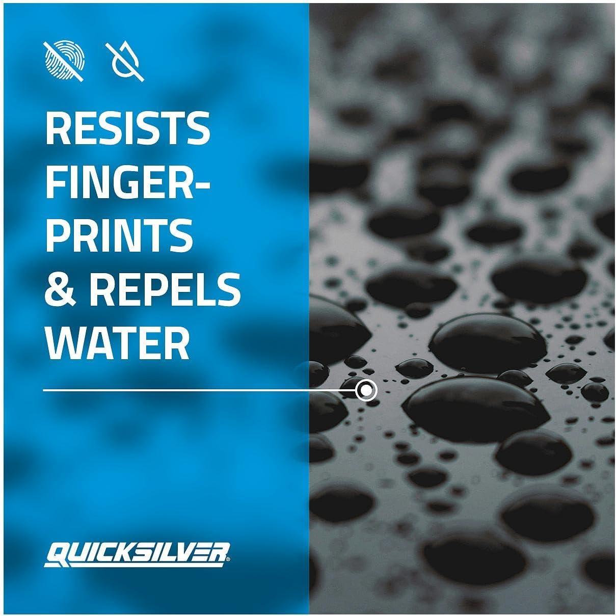 imageQuicksilver 8M0224418 Screen ampamp Glass Cleaner for Marine Electronics Windshields and Mirrors 8 ozScreen  Glass
