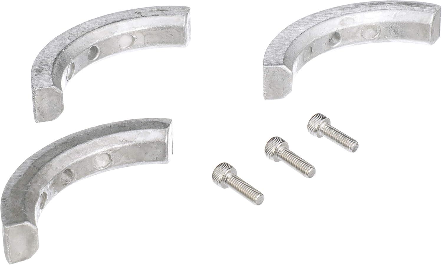 imageQuicksilver 8M6008002 Aluminum Anode 3Piece Kit for Volvo Stern Drives