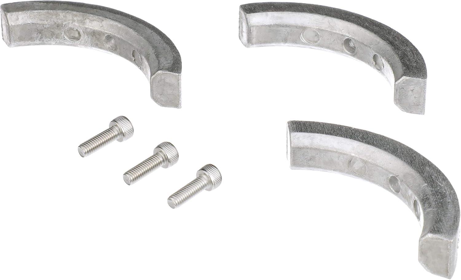 imageQuicksilver 8M6008002 Aluminum Anode 3Piece Kit for Volvo Stern Drives