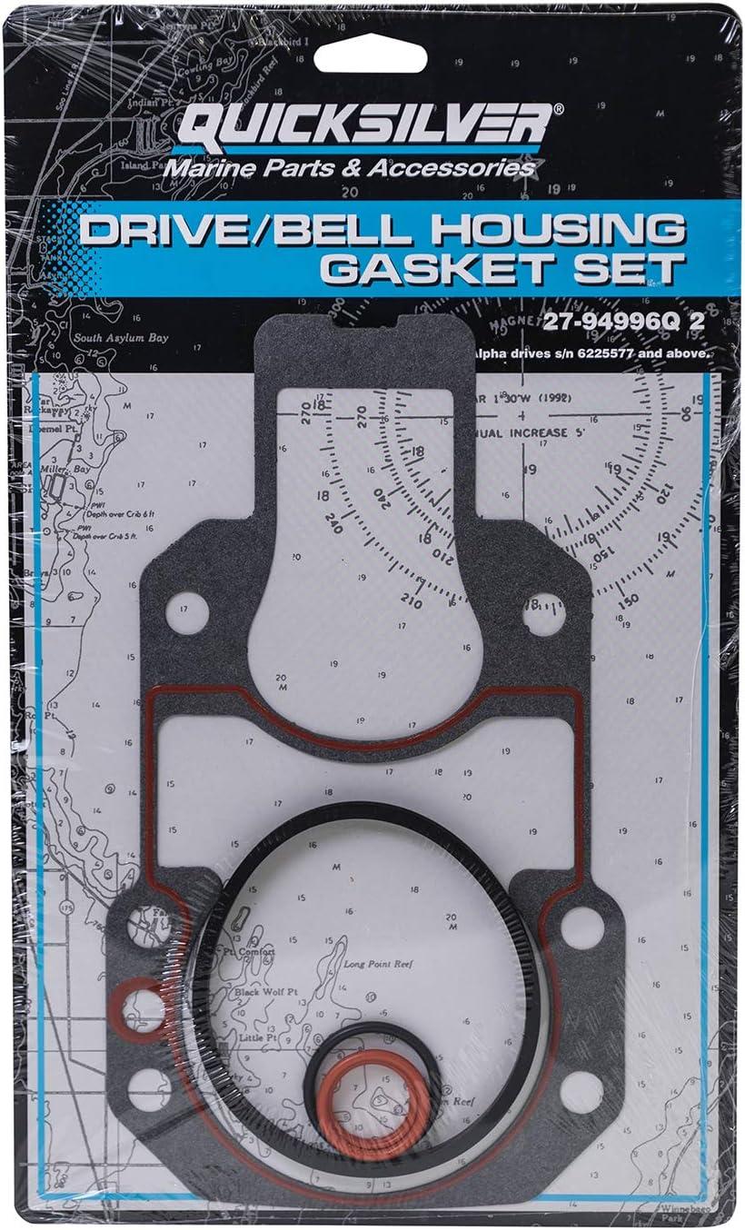 imageQuicksilver 94996Q2 Bell Housing Installation Gasket Kit for MerCruiser R MR and Alpha One Gen II Drives