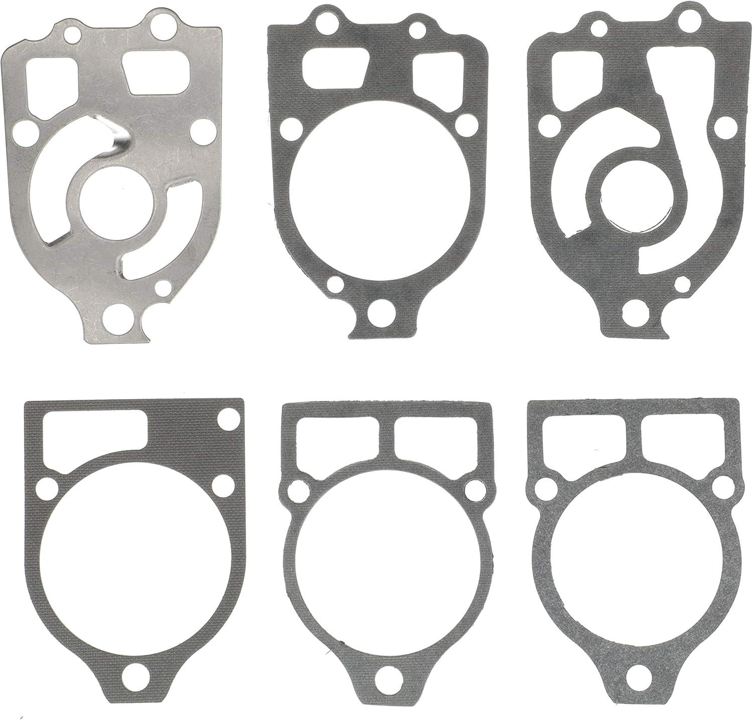 imageQuicksilver 96148A8 Water Pump Repair Kit for Outboard and Stern Drive Mercury and Mariner 65 Hp 4Cylinder Through V6 Outboards with ShortVane Impellers
