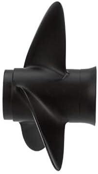 imageQuicksilver Black Diamond 3Blade Aluminum Propeller  For Yamaha Honda Evinrude and Johnson Engines99 HP  20 HP HondaYamaha w8tooth Spline