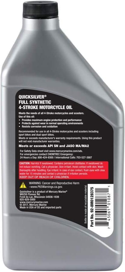 imageQuicksilver Full Synthetic Motorcycle Oil15W50