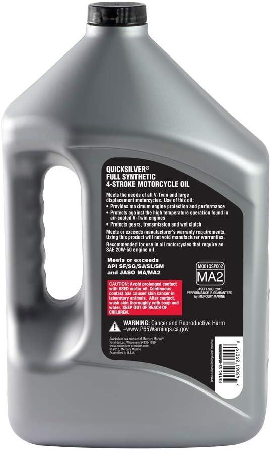 imageQuicksilver Full Synthetic Motorcycle Oil20W50