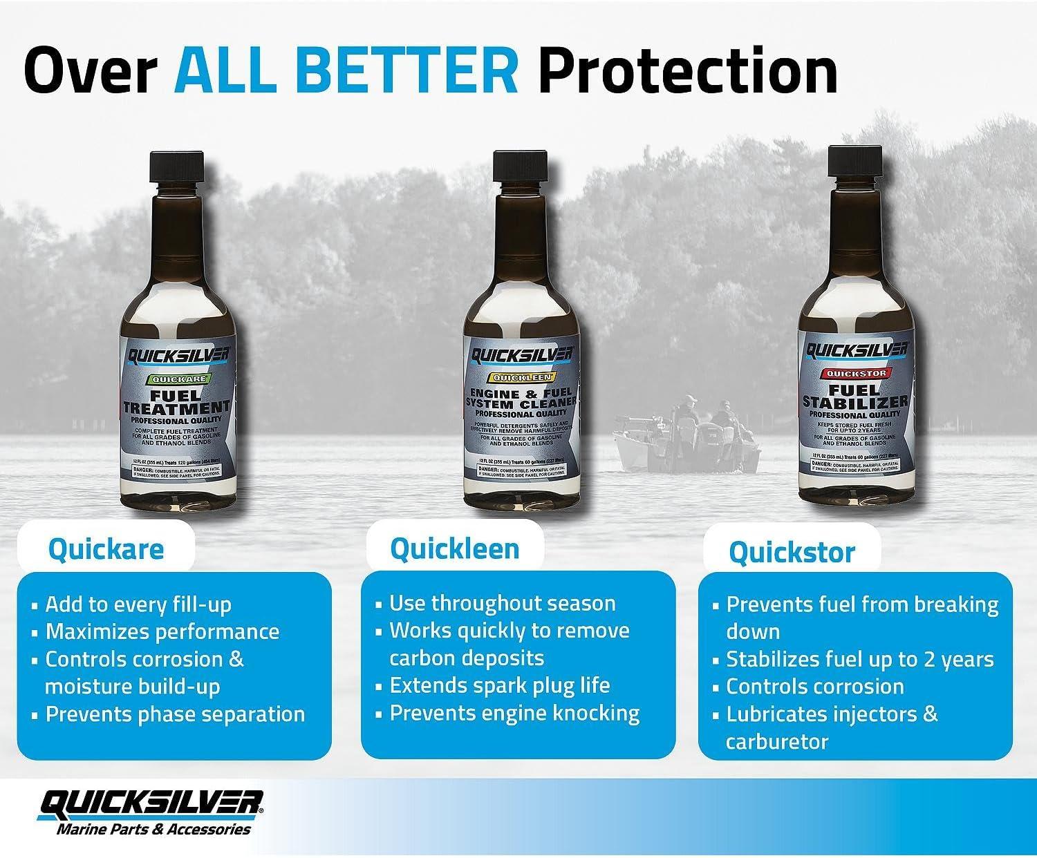 imageQuicksilver Quickleen Engine and Fuel System Cleaner12 OZ