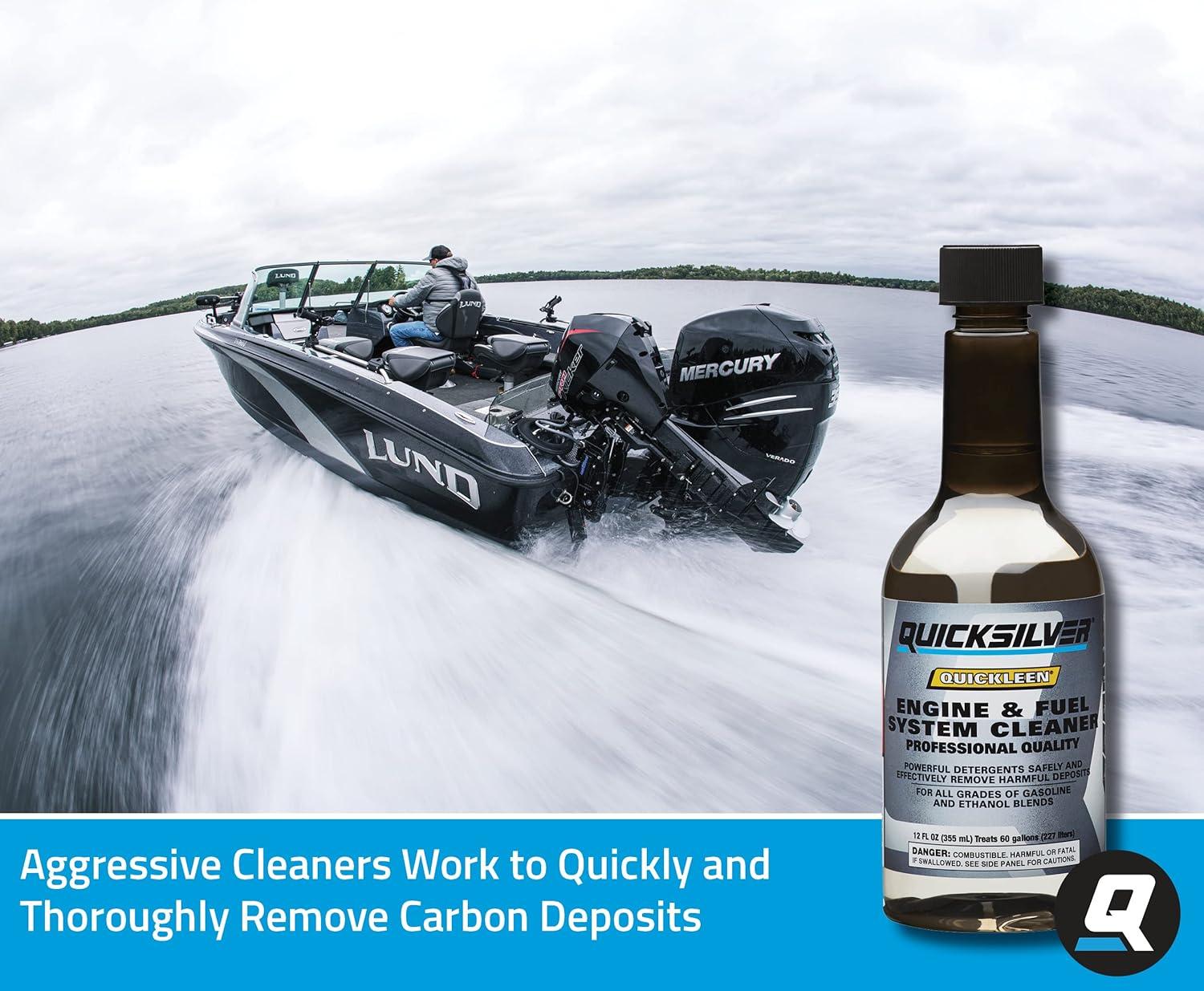 imageQuicksilver Quickleen Engine and Fuel System Cleaner32 OZ