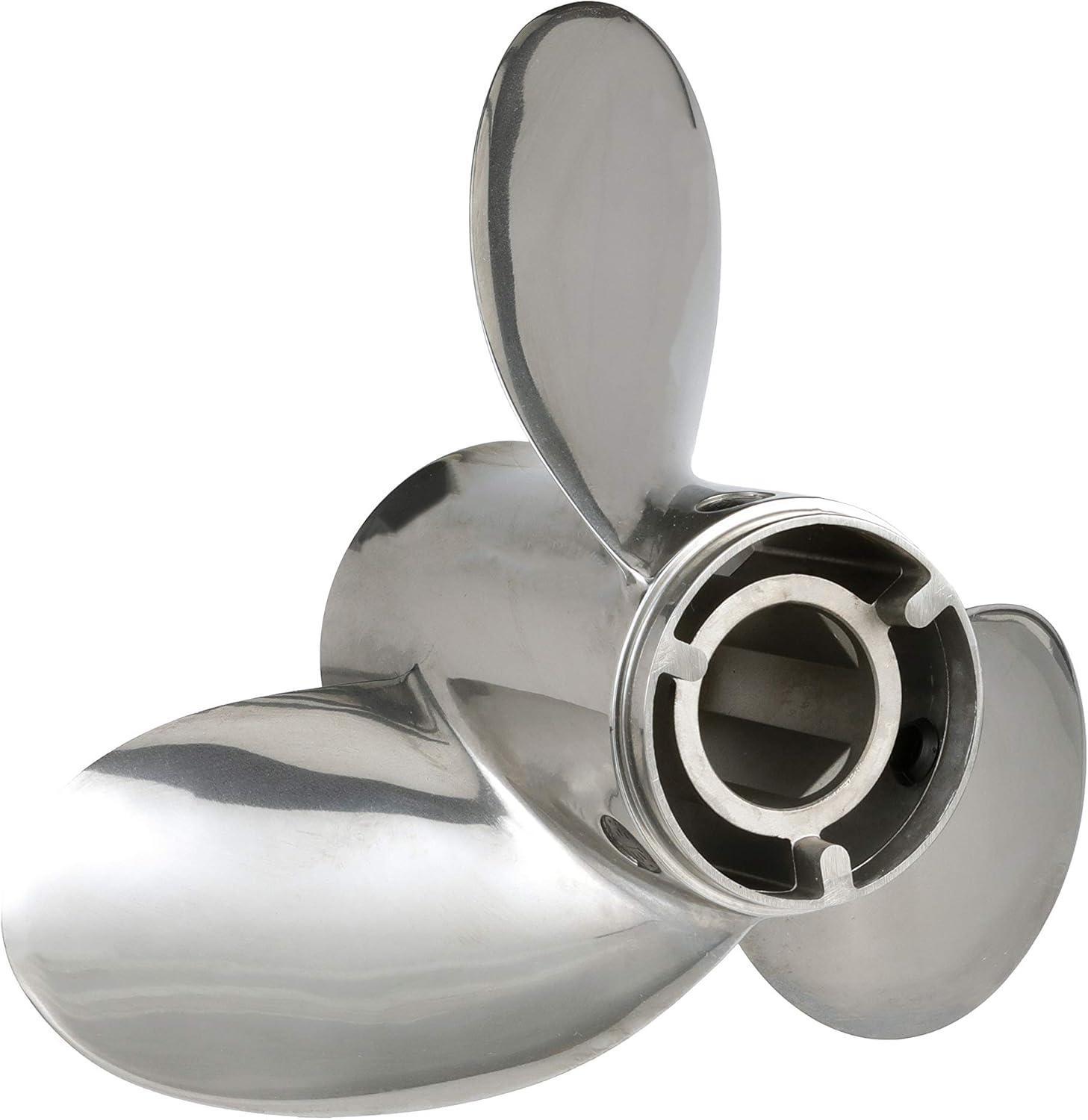 imageQuicksilver Thunderbolt Propeller High Polished Stainless FinishQS5008X  21P  Right