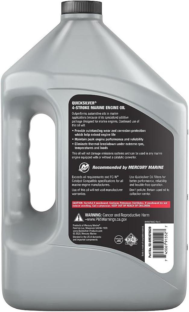 imageQuicksilver by Mercury Marine 25W40 Marine Engine OilMineral