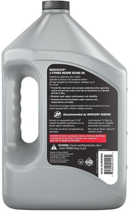 imageQuicksilver by Mercury Marine 25W40 Marine Engine OilSynthetic blend