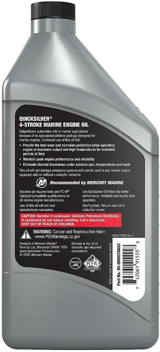 imageQuicksilver by Mercury Marine 25W40 Marine Engine OilSynthetic blend