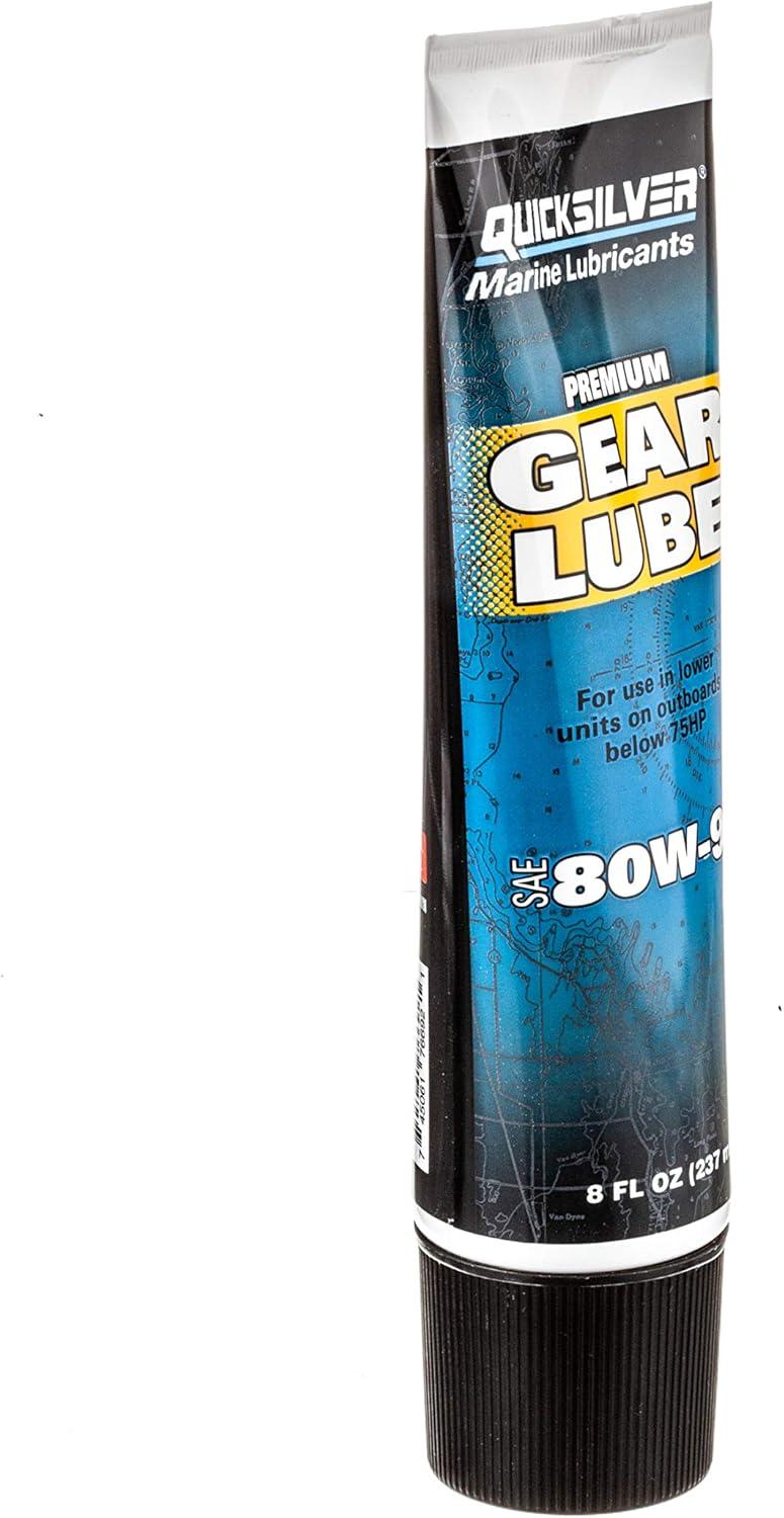 imageQuicksilver by Mercury Marine 80W90 Premium Gear Lube Marine Engine 9 Oz9oz Pack of 3