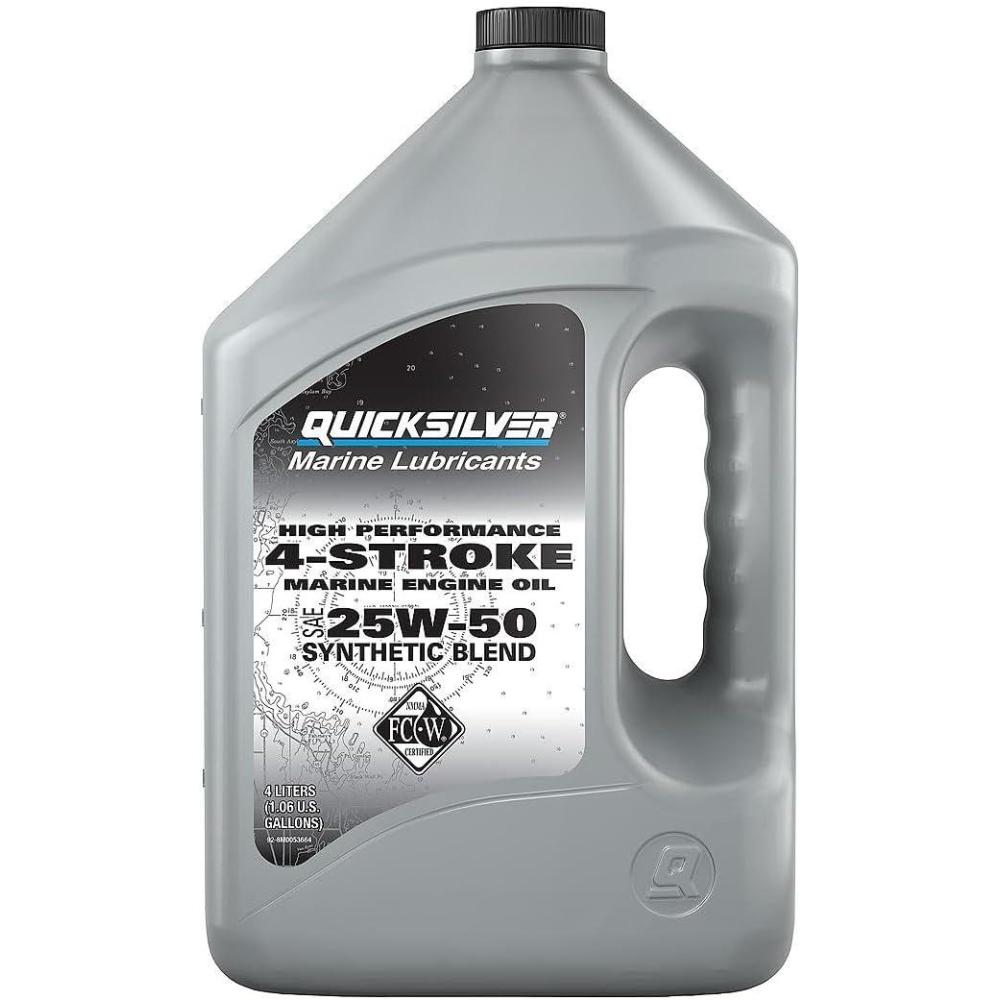 imageQuicksilver 25W50 High Performance Marine Engine Oil4 Liter