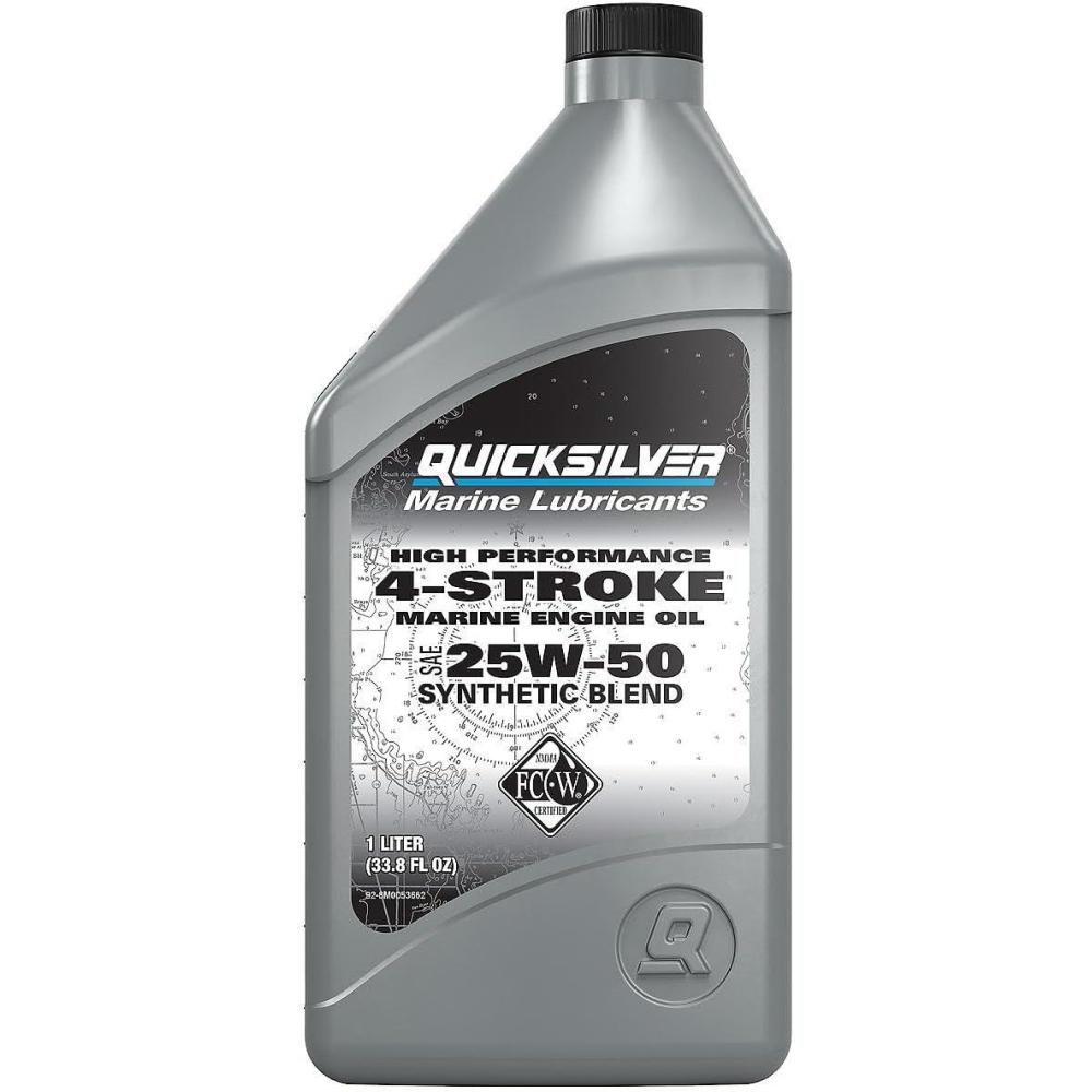 imageQuicksilver 25W50 High Performance Marine Engine OilLiter
