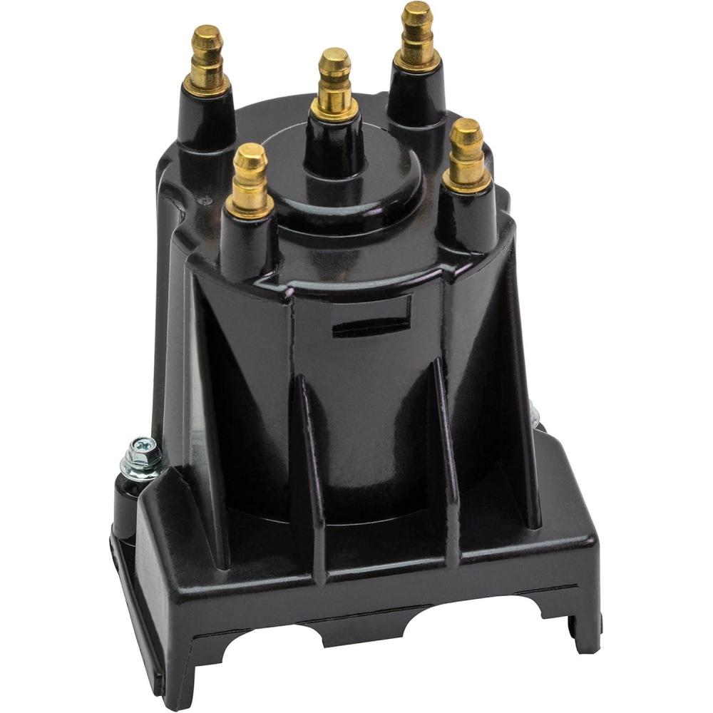 imageQuicksilver 811635T3 Distributor Cap for Marinized 4Cylinder Engines by General Motors wDelco EST Ignition Systems