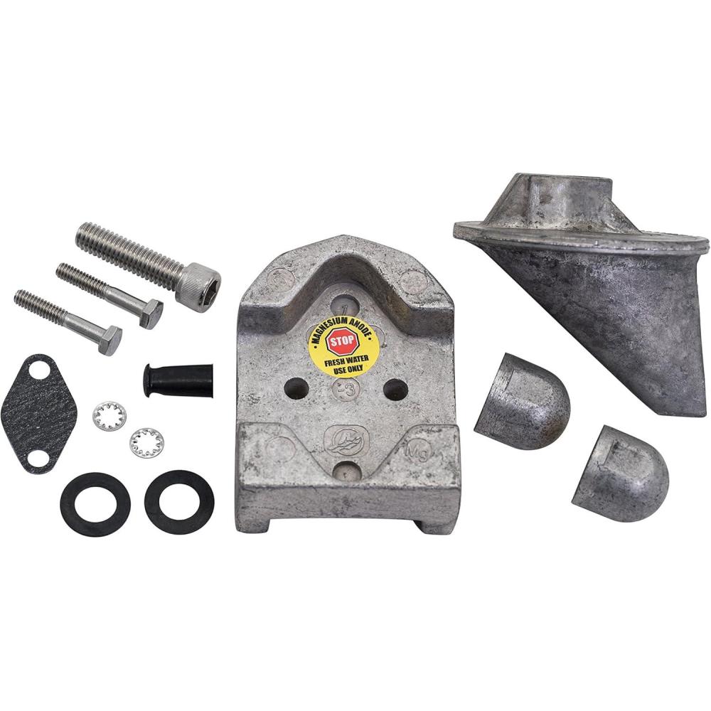 imageQuicksilver 888755Q04 Magnesium Anode Kit for Select MerCruiser MR and Alpha One Drives from 19841991