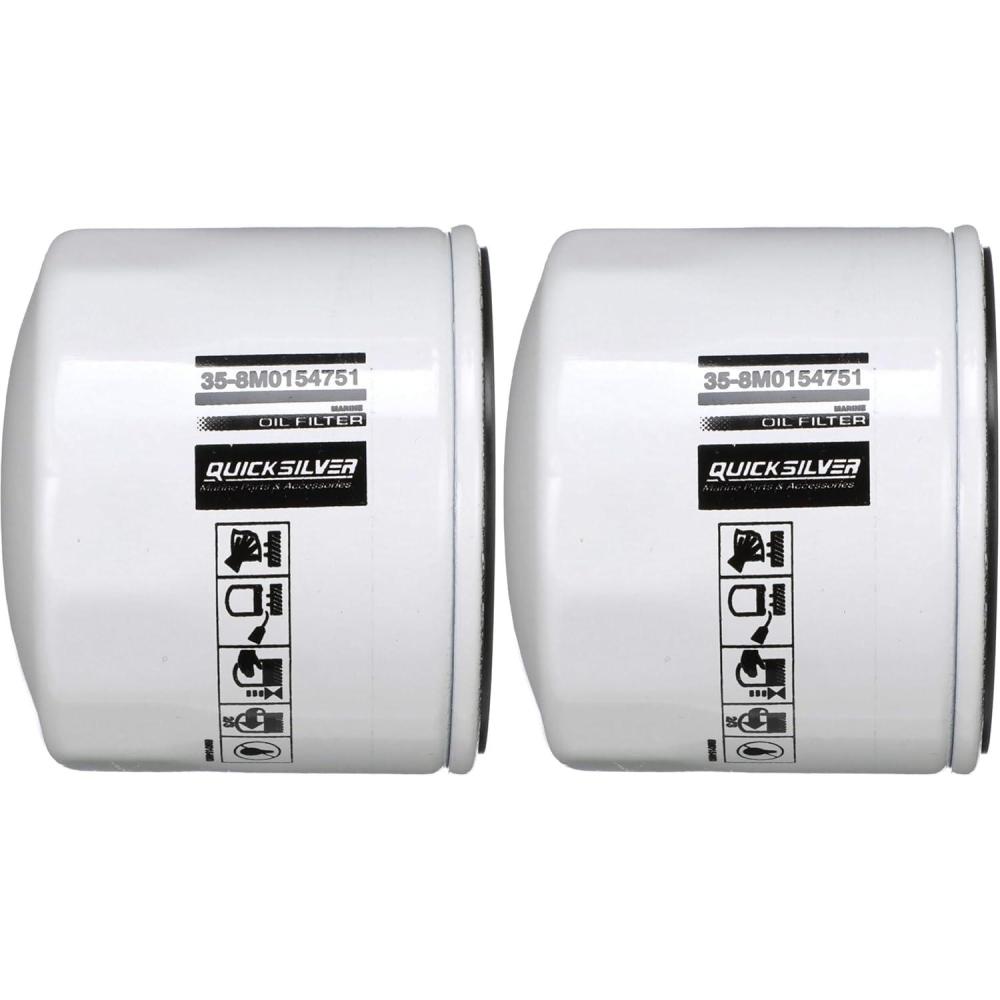 imageQuicksilver 8M0154751 Oil Filter for Various Marine EnginesUnspecified