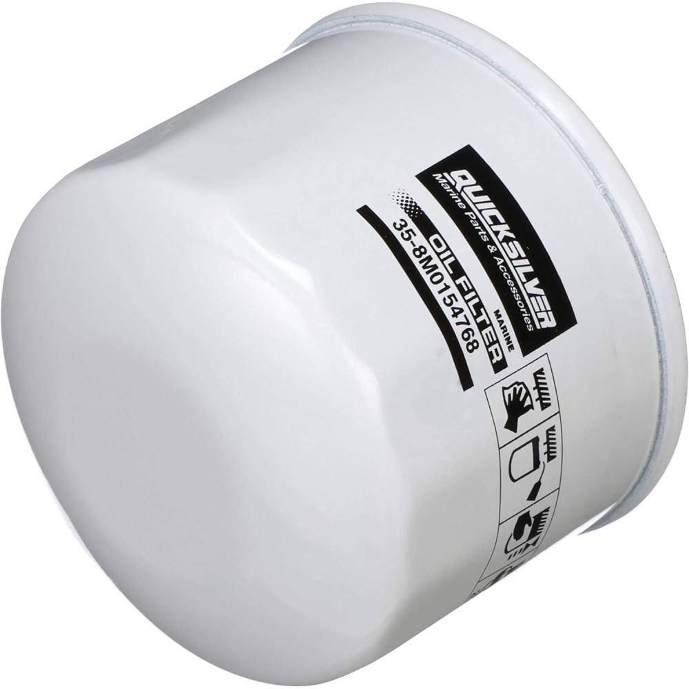 imageQuicksilver 8M0154768 20 Micron Oil Filter for Various Marine Engines