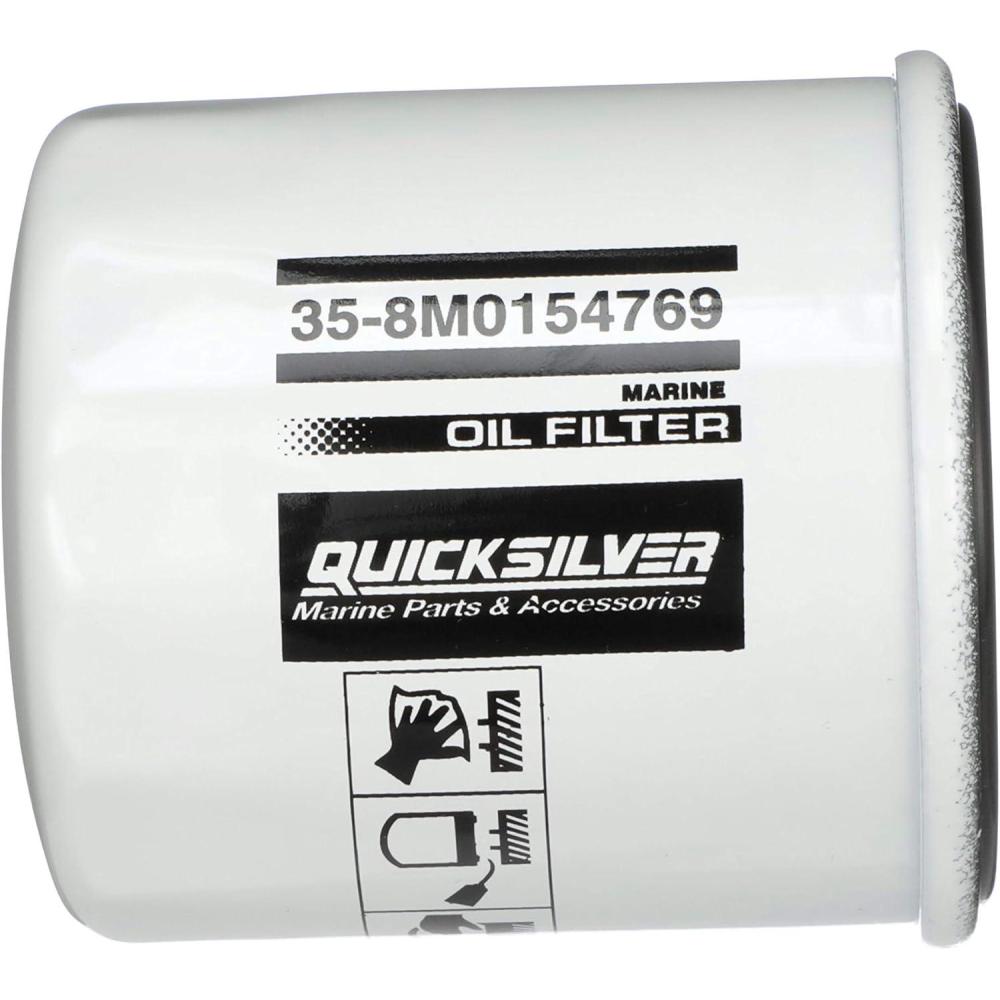 imageQuicksilver 8M0154769 20 Micron Oil Filter for Various Marine EnginesUnspecified