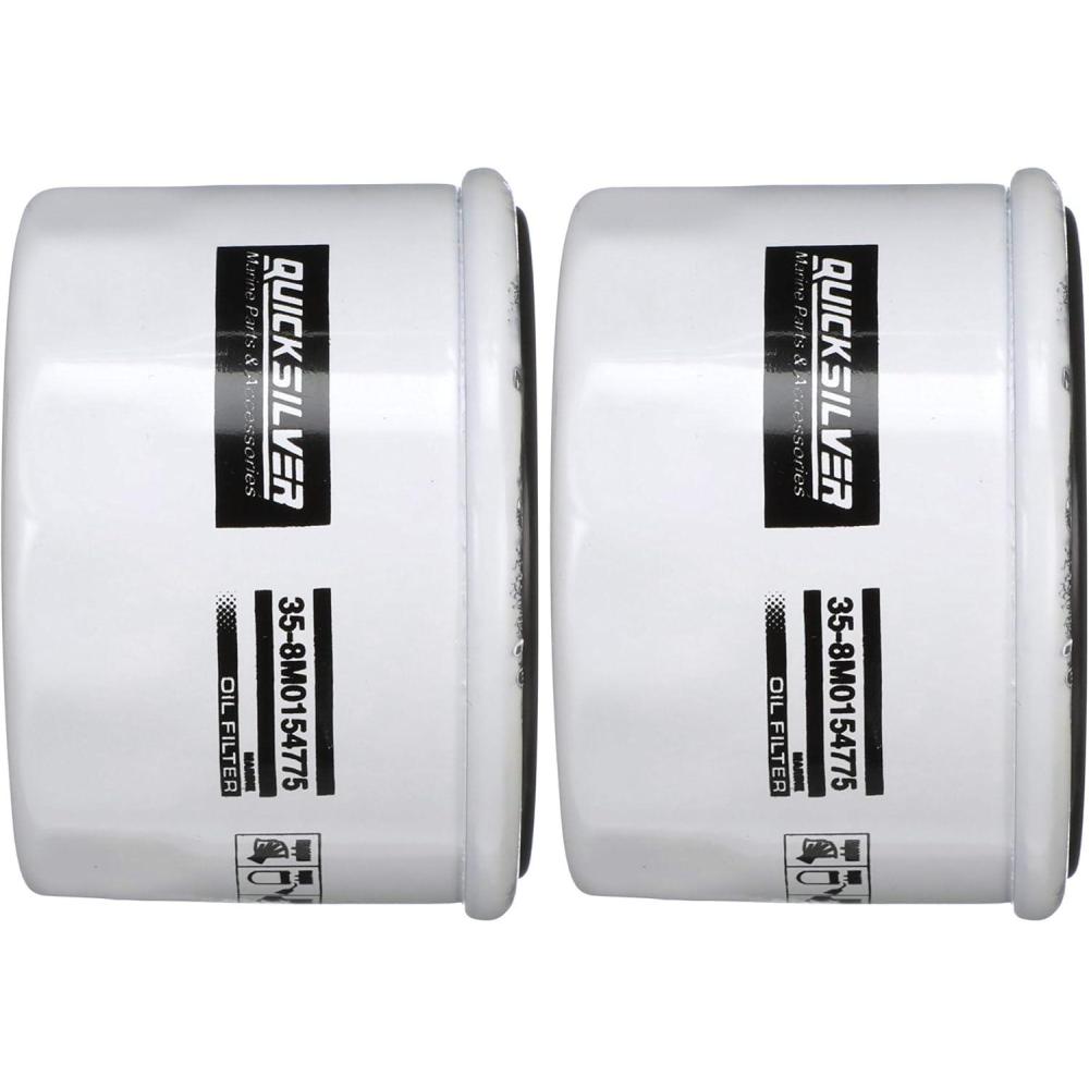 imageQuicksilver 8M0154775 20 Micron Oil Filter for Various Marine EnginesUnspecified Pack of 2