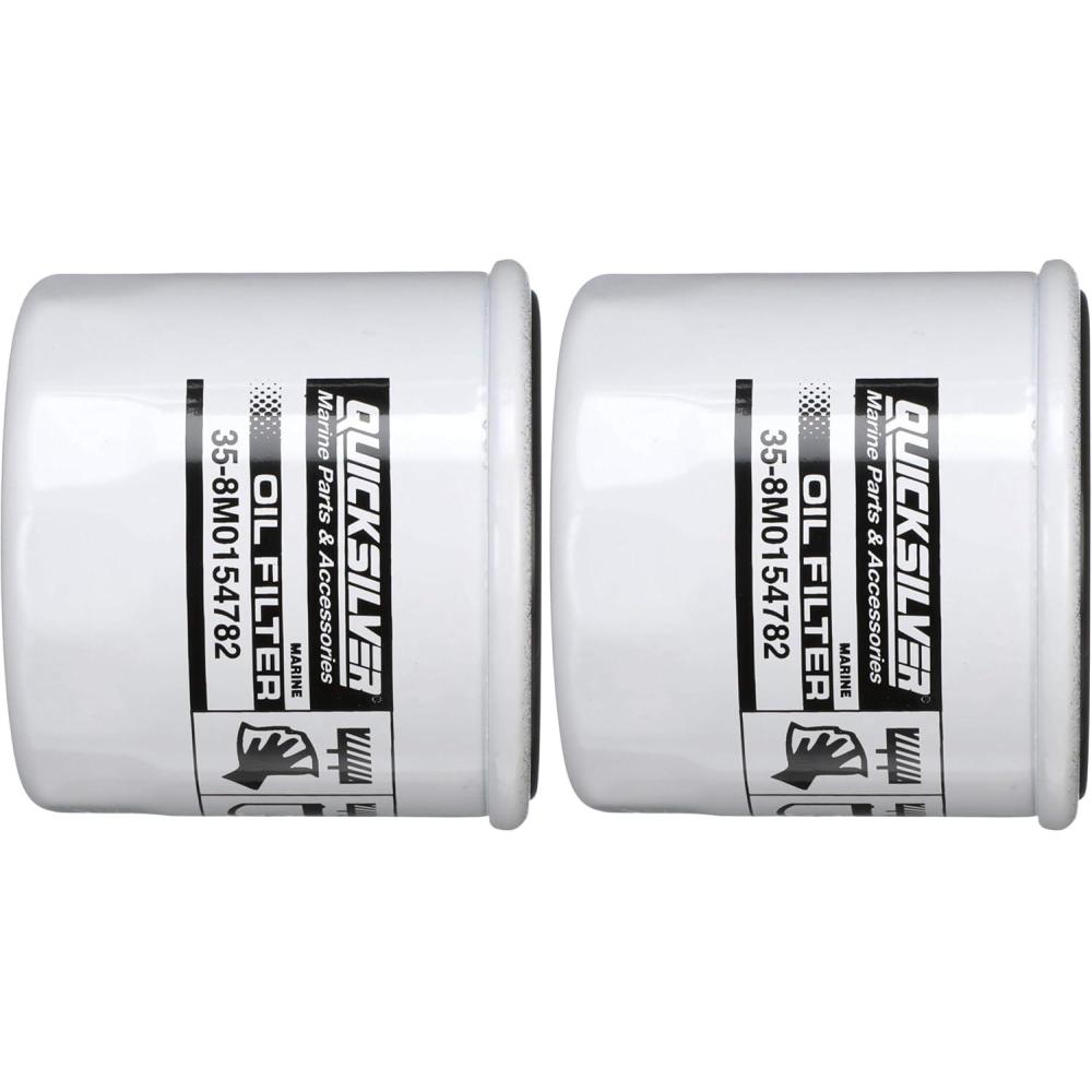 imageQuicksilver 8M0154782 20 Micron Oil Filter for Various Marine EnginesUnspecified Pack of 2