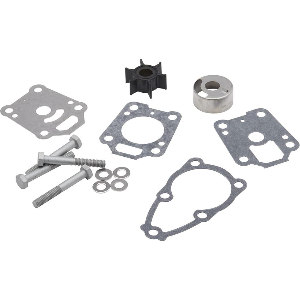 imageQuicksilver 8M0155395 Water Pump Impeller Repair Kit For Mercury 4 Through 6 Horspower 4Stroke Outboards