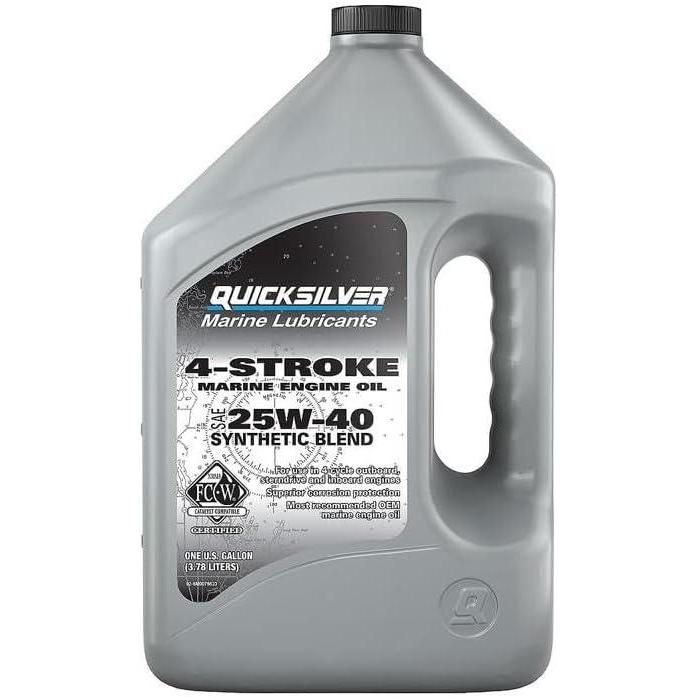 imageQuicksilver by Mercury Marine 25W40 Marine Engine OilSynthetic blend